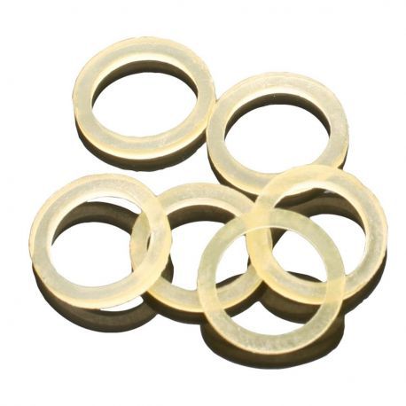 MIKADO PELLETS BANDS FEEDER ON RING 6 MM TRANSPARENT