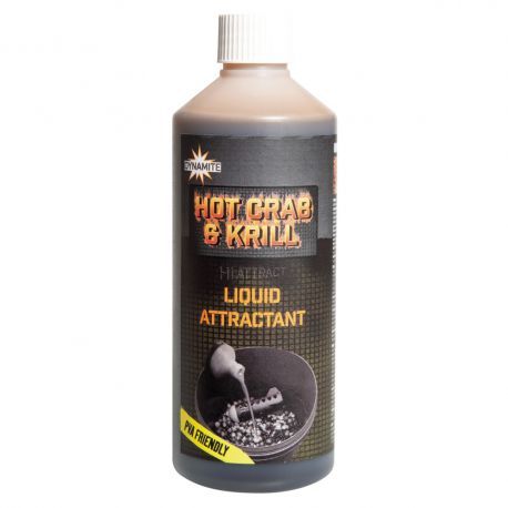 DYNAMITE BAITS LIQUID HOT CRAB & KRILL 500 ML