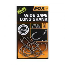 FOX WIDE GAPE LONG SHANK Nº7