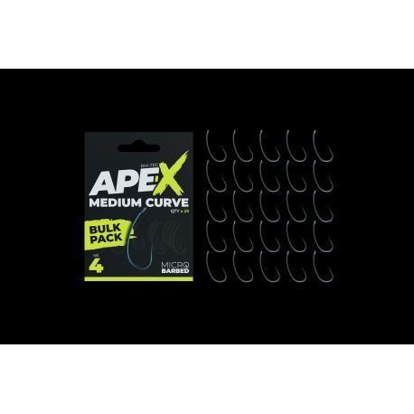 RIDGEMONKEY APE-X MEDIUM CURVE BARBED Nº4 BULK PACK