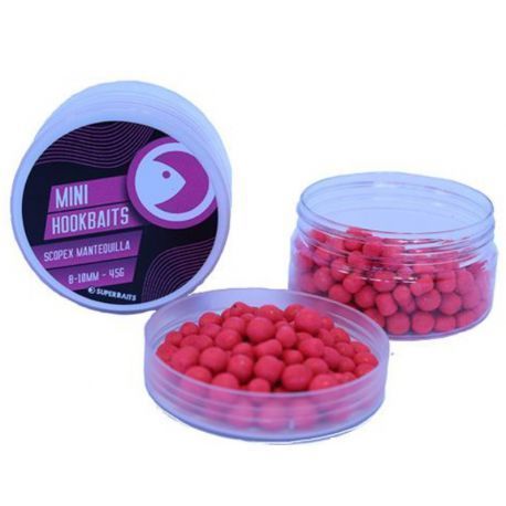 SUPERBAITS MINI HOOKBAITS SCOPEX MANTEQUILLA 8-10 MM