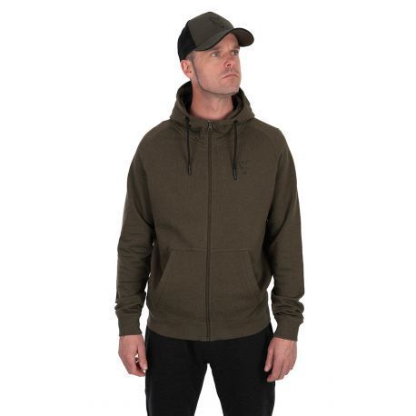 FOX COLLECTION LW HOODY GREEN BLACK T-L