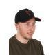 FOX COLLECTION BASEBALL CAP BLACK ORANGE