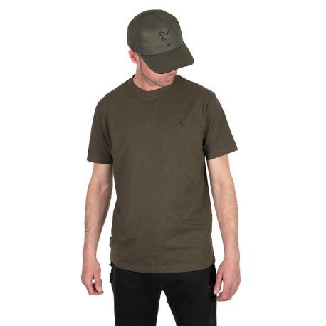 FOX COLLECTION T-SHIRT GREEN & BLACK XL
