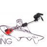 NASH SIREN NIGHJT GLO SWING ARM RED