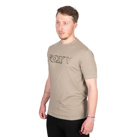 FOX LIGHTWEIGHT LTD ED. T-SHIRT KHAKI MARL T-2XL