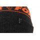 FOX COLLECTION BOBBLE HAT BLACK & ORANGE