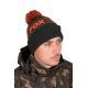 FOX COLLECTION BOBBLE HAT BLACK & ORANGE