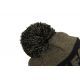 FOX COLLECTION BOBBLE HAT GREEN BLACK