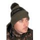 FOX COLLECTION BOBBLE HAT GREEN BLACK