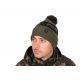 FOX COLLECTION BOBBLE HAT GREEN BLACK