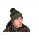FOX COLLECTION BOBBLE HAT GREEN BLACK