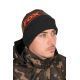 FOX COLLECTION BEANIE HAT BLACK ORANGE