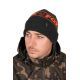 FOX COLLECTION BEANIE HAT BLACK ORANGE