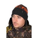 FOX COLLECTION BEANIE HAT BLACK ORANGE