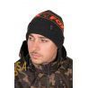 FOX COLLECTION BEANIE HAT BLACK ORANGE