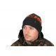 FOX COLLECTION BEANIE HAT BLACK ORANGE