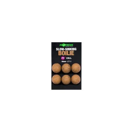 KORDA SLOW SINKING PLASTIC BOILIE CELL 18 MM