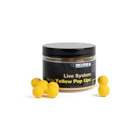 CC MOORE LIVE SYSTEM YELLOW POP UPS 14 MM
