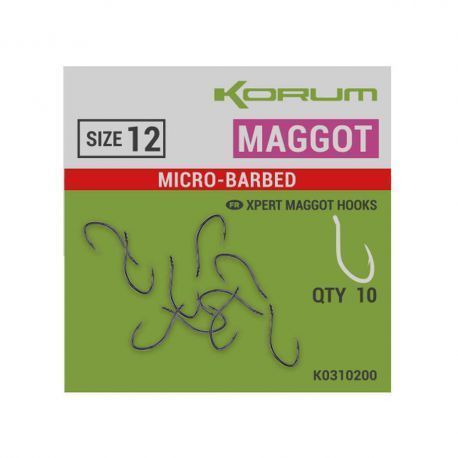 KORUM XPERT MAGGOT HOOKS Nº14