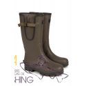 FOX NEOPRENE LINED CAMO/KHAKI WELLIES T42
