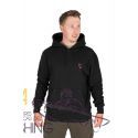 FOX COLLECTION HOODY BLACK & ORANGE L