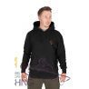 FOX COLLECTION HOODY BLACK & ORANGE L