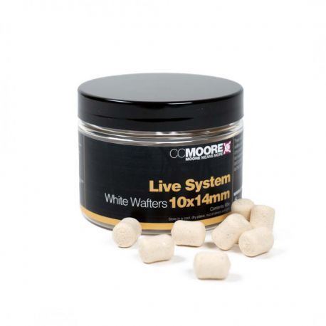 CCMOORE LIVE SYSTEM WHITE DUMBELL WAFTERS 10X14 MM