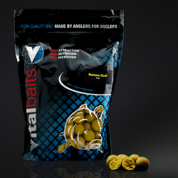 VITALBAITS BOILIES BANANA GLM 24 MM 750 GR