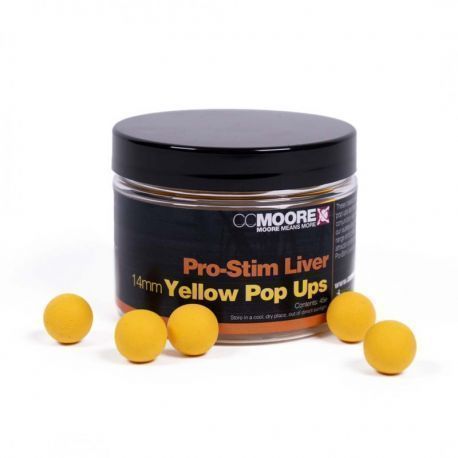 CC MOORE PRO- STIM LIVER YELLOW POP UPS 14 MM