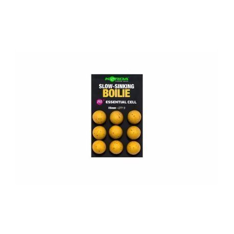 KORDA SLOW SINKING BOILIE ESSENTIAL CELL 15 MM