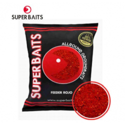 SUPERBAITS ENGODO FEEDER ROJO 1KG