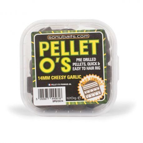 SONUBAITS PELLETS O´S CHEESY GARLIC 14 MM 120 GR