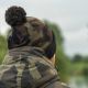AVID CARP BLACK AND CAMO BOBBLE HAT