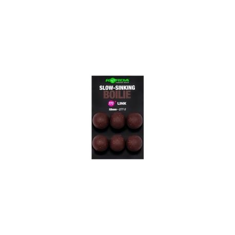 KORDA SLOW-SINKING BOILIE ISO FISH 18 MM 6 UND