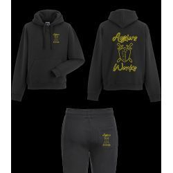 ANGLERS WORKS CHANDAL NEGRO T-S