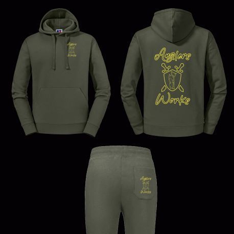 ANGLERS WORKS CHANDAL VERDE T-S