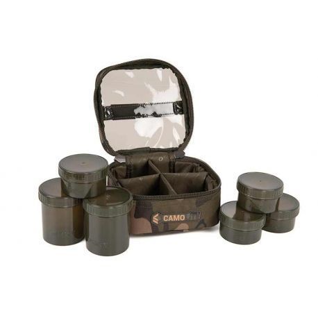 FOX CAMOLUTE HOOBAIT 6 POT CASE