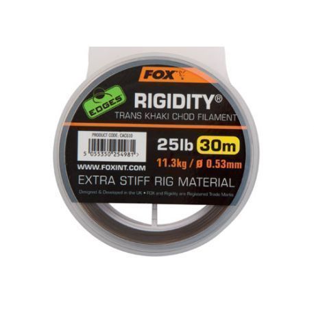 FOX EDGES RIGIDITY CHOD FILAMENT 30LB 30 MTS