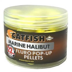 DYNAMITE MARINE HALIBUT FLURO POP UP PELLETS 22 MM