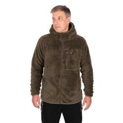 FOX HD PREMIUM FULL ZIP TEDDY JACKET KHAKI T-XXL