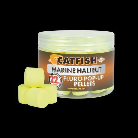 DYNAMITE CATFISH FLURO POP UP PELLET 22 MM