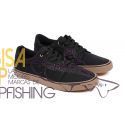 FOX BLACK CANVAS SHOE T.42