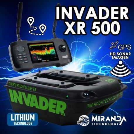 INVADER XR500 FUNDA Y BOTON TOLVA DE REGALO 