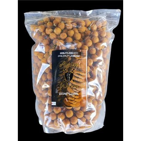 ANGLERS WORKS BOILIES SEMISOLUBLES PIÑA 4 KG