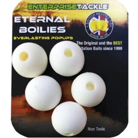 ENTERPRISE TACKLE ETERNAL BOILIES BLANCOS 18MM