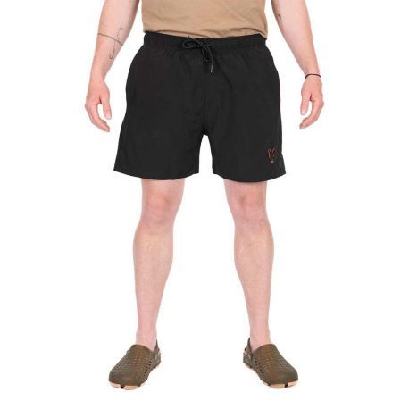FOX COLLECTION BLACK LW SWIM SHORTS M