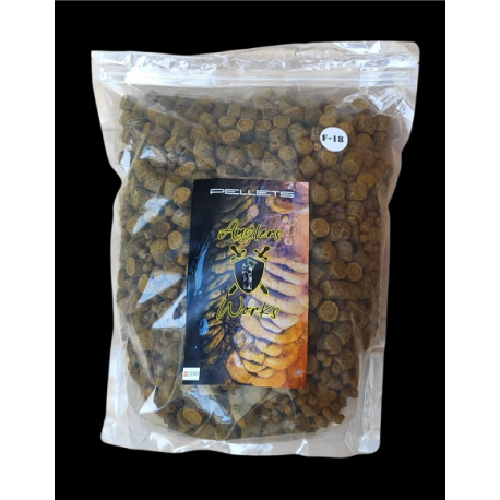 ANGLERS WORKS SPOD MIX PELLETS BANANA 3 5KG