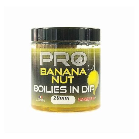 STARBAITS BANANA NUT BOILIES IN DIP 24MM