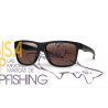 FOX COLLECTION GREEN & BLACK SHADES – BROWN LENS